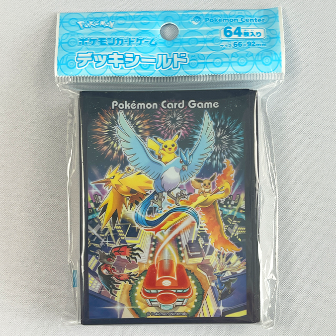 Zapdos Arktos Lavados Pokemon Center Sleeves