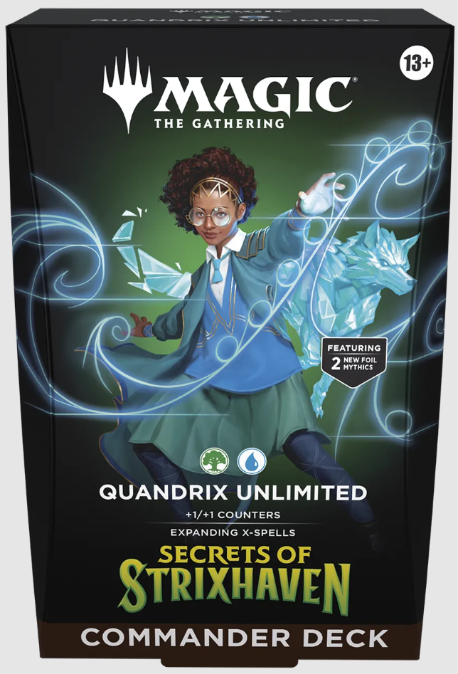 Magic The Gathering Secrets of Strixhaven Quandrix Unlimited Commander EN