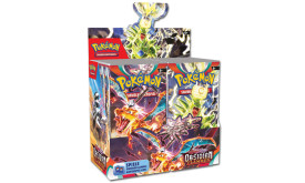 Karmesin & Purpur Obsidianflammen Booster Display DE