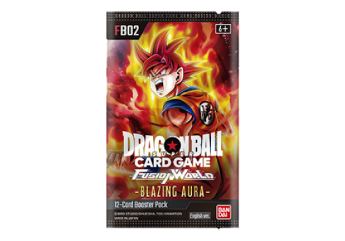 Dragonball Card Game Fusion World Blazing Aura FB02 Booster EN