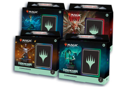 Vorbestellung: Magic The Gathering Duskmourn: House of Horror Commander Set (4 Decks) EN