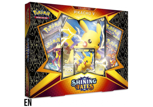 Pikachu V Shining Fates Kollektion Box EN
