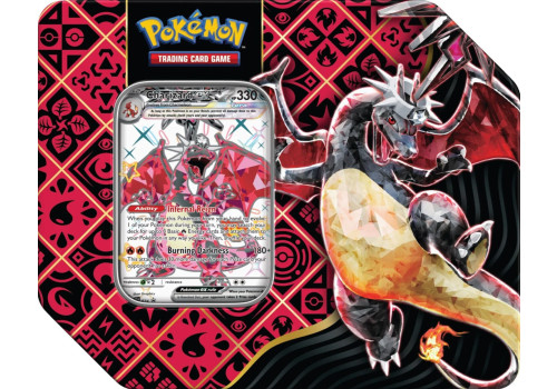 Scarlet & Violet Paldean Fates Big Tin Charizard ex EN