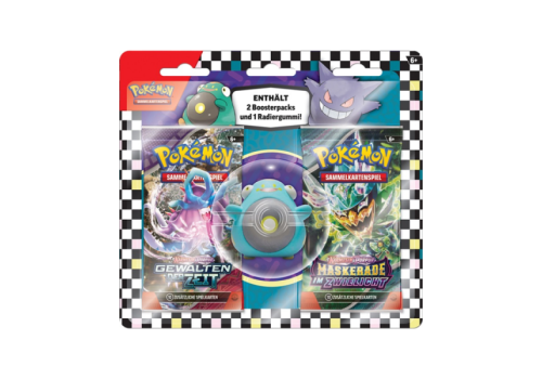 Pokemon Back to School Eraser Wampitz Blister DE