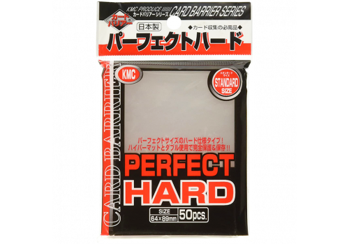 KMC Perfect Size HARD Sleeves 50x