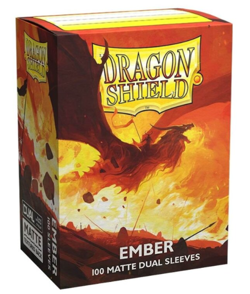 Dragon Shield Sleeves Matte Dual Ember(100 Sleeves)