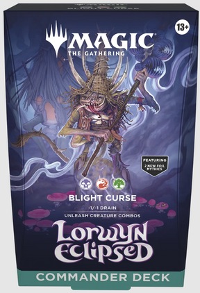 Magic The Gathering Lorwyn Eclipsed Blight Curse Commander EN