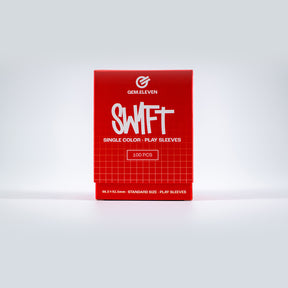 Gem.Eleven Swift Single Color Play Sleeves Rot