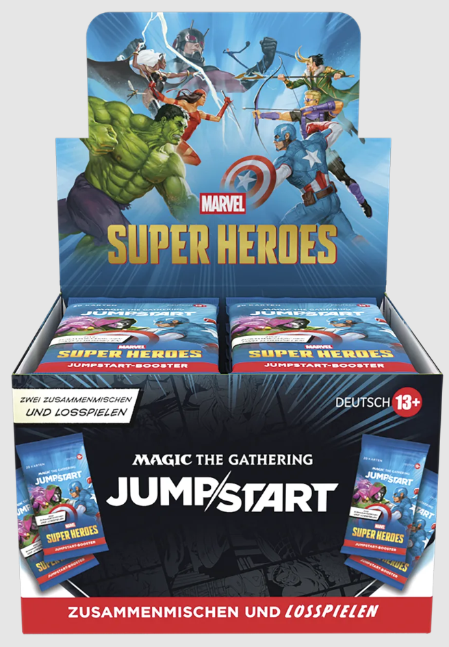 Magic The Gathering Marvel Super Heroes Jumpstart-Booster Display DE