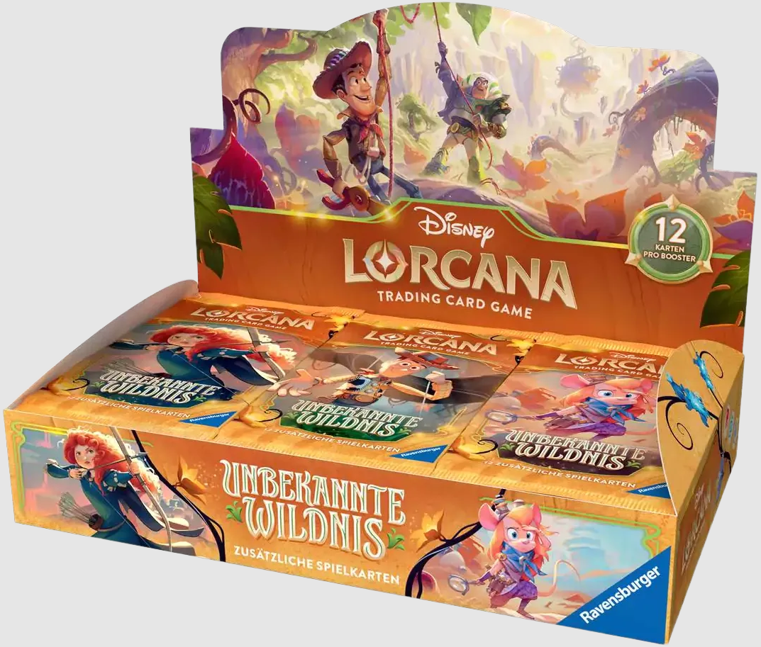 Disney Lorcana: Unbekannte Wildnis Display DE