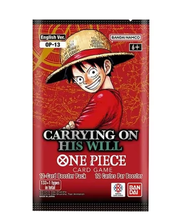 One Piece Card Game Carrying on his Will OP-13  Einzelbooster EN