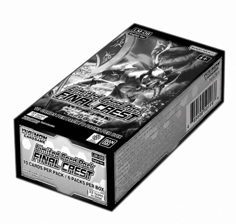 Digimon Card Game Limited Card Pack Final Crest Booster Display LM-08 EN