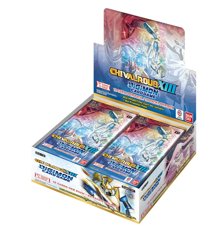Digimon Card Game Chivalrous XIII Booster Display EX13