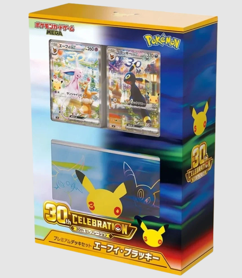 30th Celebration Espeon ex & Umbreon Premium-Deckset JP