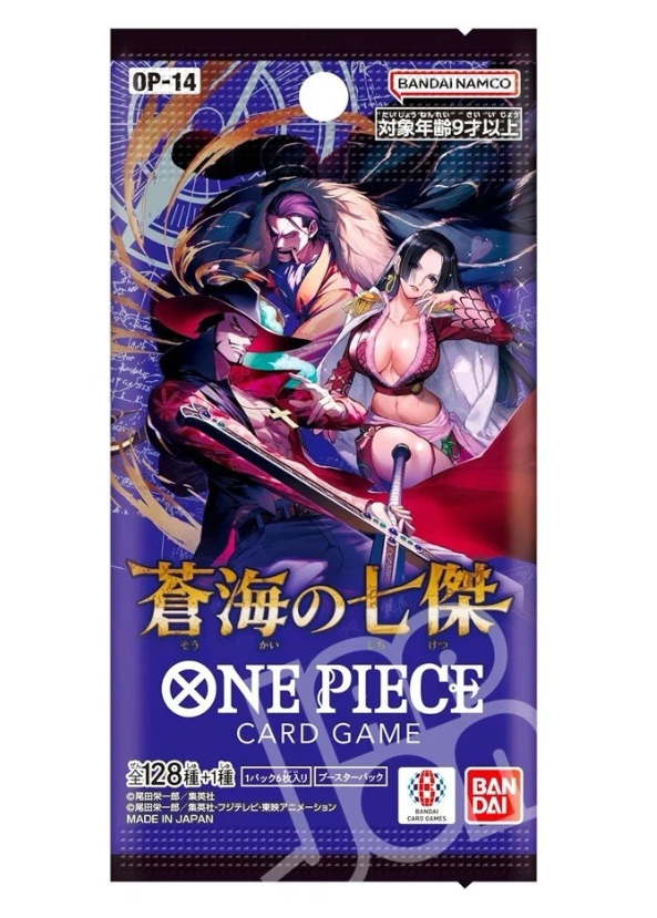 One Piece Card Game The Azure Sea´s Seven OP-14 Booster JP