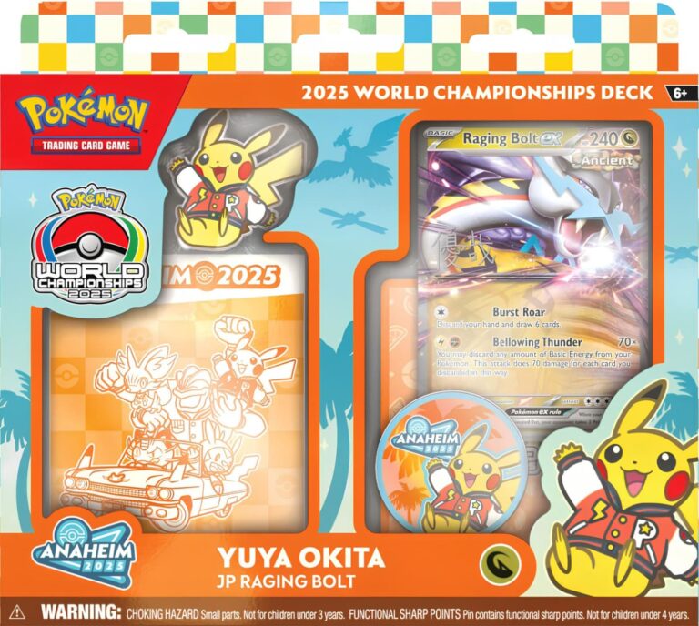 Pokemon Weltmeisterschaftsdeck 2025 JP Raging Bolt Yuya Okita